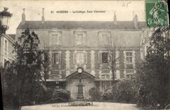 CPA Auxerre Le College Cour d'honneur 