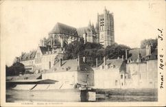 CPA Auxerre Abside de la Cathedrale 