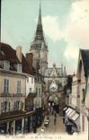 CPA Auxerre la Rue de l'Horloge 