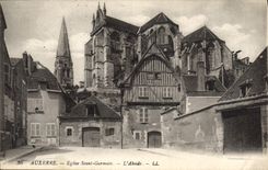 CPA Auxerre Eglise Saint Germain l'Abside 