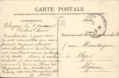 CPA Auxerre Tour de l'Horloge 