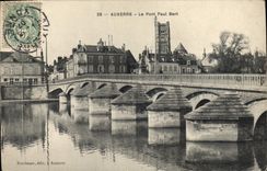 CPA Auxerre le Pont Paul Bert 