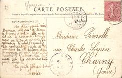 CPA Auxerre Vue generale prise de Saint Pierre la Cathedrale 