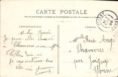 CPA Auxerre vue prise a Vol d'oiseau 2e vue 