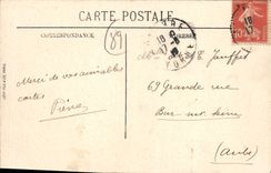 CPA Auxerre le Pont paul Bert vu du Sommet de la Cathedrale 