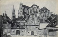 CPA Auxerre l'Eglise Saint Germain 