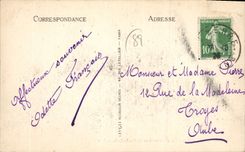 CPA Auxerre la Passerelle et la Cathedrale 