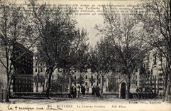 CPA Auxerre la Caserne Vauban Militaria