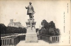 CPA Auxerre Statue de Paul Bert 