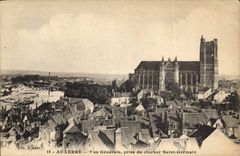 CPA Auxerre vue generale prise du Clocher Saint Germain 