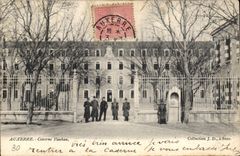 CPA Auxerre Caserne Vauban Militaria