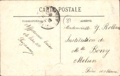 CPA Auxerre vue generale prise de la Cathedrale le Lycee 