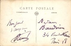 CPA Auxerre vue generale Cote Sud prise du Belvedere Manifacier on peut admirer la masse imposante d