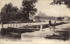 CPA Auxerre l'Ecluse du Batardeau 