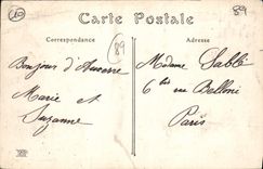 CPA Auxerre vue prise du Belvedere Manifacier vers l'Eglise Saint Pierre 