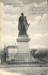 CPA Auxerre statue du Marechal Davoust duc d'Auerstaedt 
