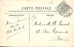 CPA Auxerre statue du Marechal Davoust duc d'Auerstaedt 