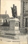 CPA Auxerre Statue de Fourier 
