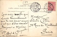 CPA Auxerre Place de l'hotel de Ville 