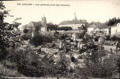 CPA Avallon vue generale prise des Chaumes 