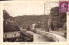 CPA Avallon Vallee du Cousin Route de Pontaubert 