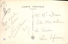 CPA Avallon Vallee du Cousin Route de Pontaubert 