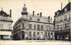 CPA Avallon hotel de Ville 