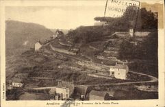 CPA Avallon vue sur les Terreaux de la Petite Porte 