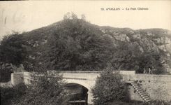 CPA Avallon le Pont Claireau 