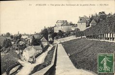 CPA Avallon Vue prise des Terreaux de la petite Porte 