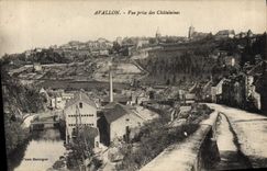 CPA Avallon Vue prise des Chatelaines 