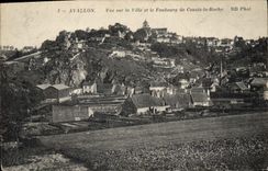 CPA Avallon Vue sur la Ville et le Faubourg de Cousin la Roche 