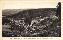 CPA Avallon Vue sur Cousin le Pont prise de la Morlande 