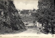 CPA Avallon Les Rochers Route de Pontaubert 