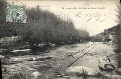 CPA Avallon Un Coin du Cousin Inedit 