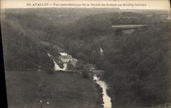 CPA Avallon Vue panoramique de la Vallee du Cousin au Moulin Cadoux 