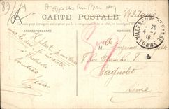 CPA Villeneuve sur Yonne Porte de Joigny ou de Bourgogne cote interieur