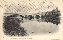 CPA Villeneuve sur Yonne Le Pont 
