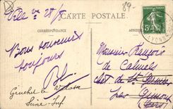 CPA Villeneuve sur Yonne Yonne Porte de Joigny vue exterieure