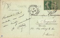 CPA Villeneuve sur Yonne Porte de Sens Vue exterieure 