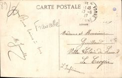 CPA Villeneuve sur Yonne Yonne Porte de Joigny Vue interieure 