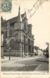 CPA Villeneuve sur Yonne Facade de l'Eglise Notre Dame angle nord 