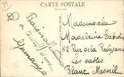 CPA Villeneuve sur Yonne Le Pont vu de la pointe sud de L'Ile 