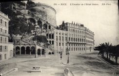 CPA Nice l'Escalier de l'Hotel Suisse 