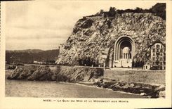 CPA Nice Le Quai de Midi et le Monument aux Morts 