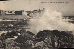 CPA Antibes Vue prise de la pointe de l'Ilette 