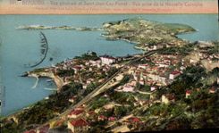 CPA Beaulieu Vue generale et Saint Jean Cap Ferrat Vue prise de la Nouvelle Corniche 