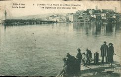 CPA Cote d'Azur Cannes Le Phare et le Mont Chevaller 