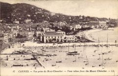CPA Cannes Vue prise du Mont Chevalier 