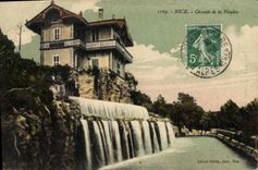 CPA Nice Cascade de la Vesubie 